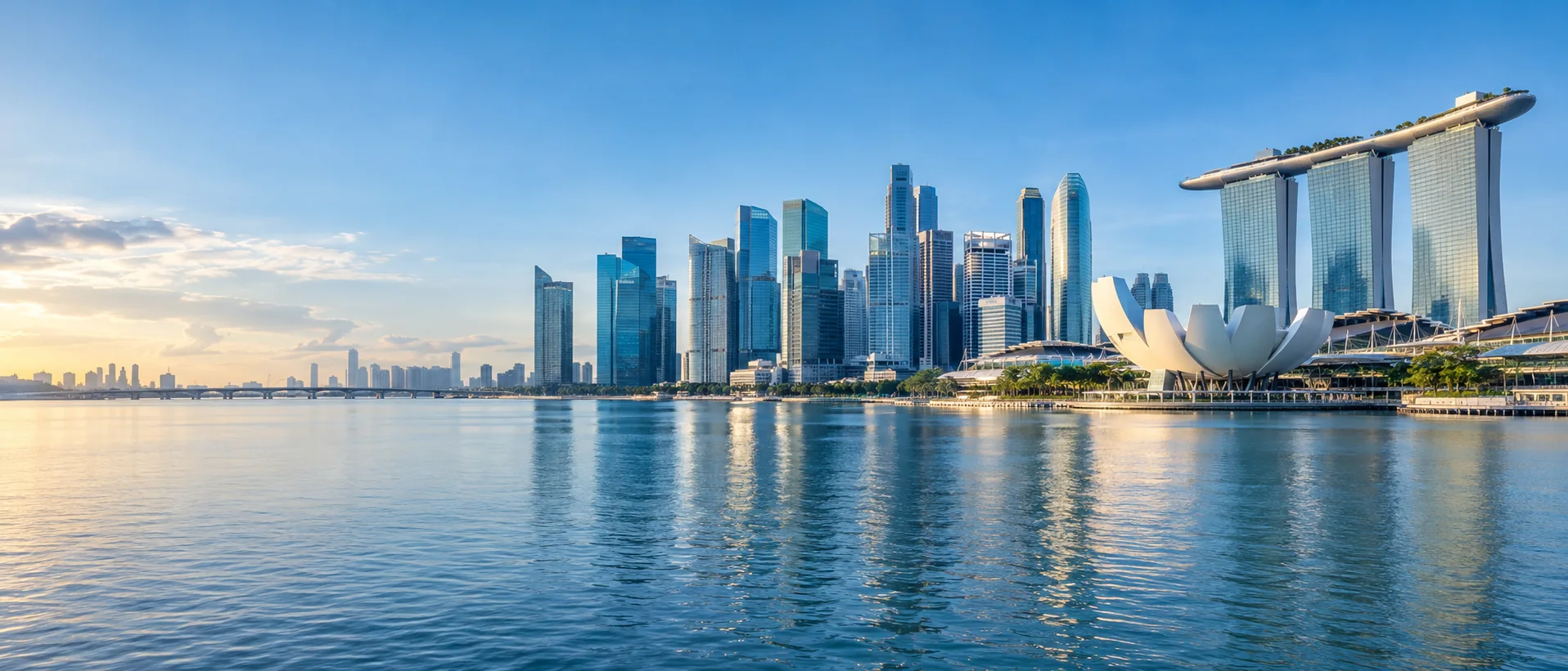 Singapore’s waterfront and city skyline